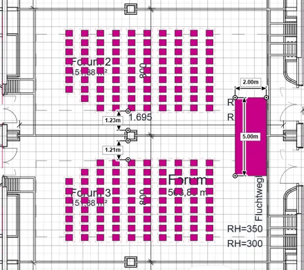 Raumplanung & Bestuhlungsvarianten visualisiert: Der Probleml�ser f�r Events in Wien