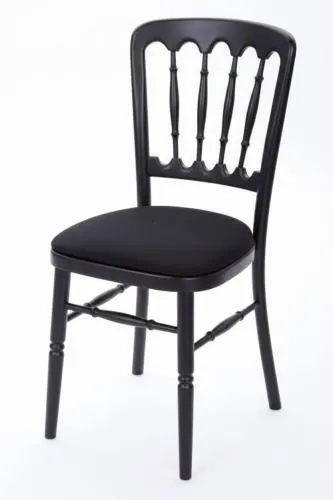 Cheltenham-Stuhl - Farbe: schwarz - Sitz: schwarz