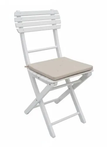 Polster f�r Gartenholz- bzw. Ghost Stuhl, creme-wei�