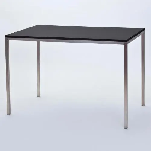Esstisch, Niro - Gr��e: 80 x 120 cm - Platte: schwarz