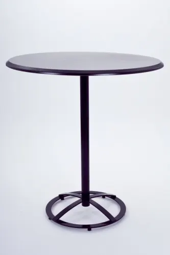 Stehtisch, rund - Durchmesser: 105 cm - Farbe: schwarz