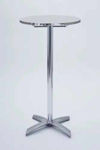 Stehtisch mit Niroplatte - Durchmesser: 60 cm