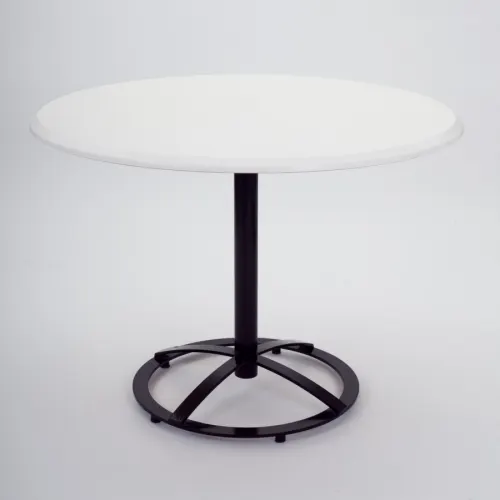 Kaffeehaustisch, rund - Durchmesser: 105 cm - Platte: wei�