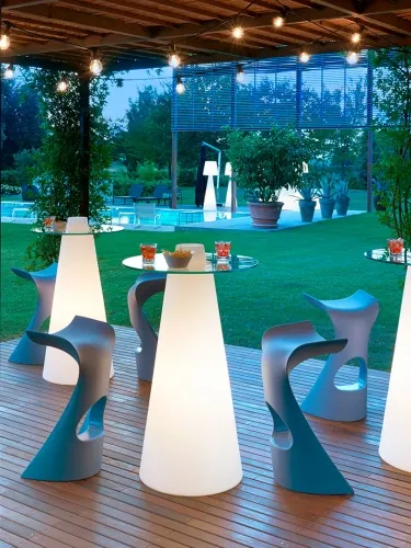 Stehtisch, Peak mit LED-Beleuchtung - Variante: Single
