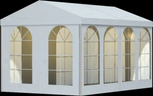 Festzelt - Breite: 4 m - L�nge:  95 m - Seitenh�he: 3 m - Firsth�he: 3,65 m