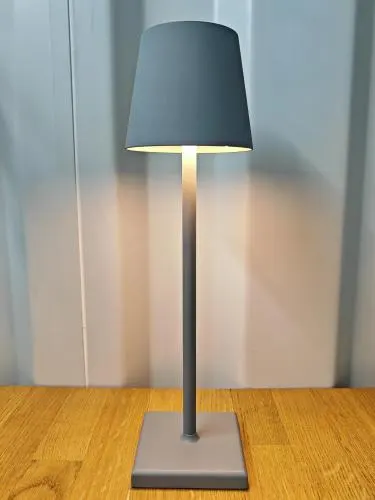Tischlampe - Farbe: Grau