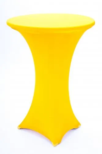 Husse f�r runden Stehtisch - Farbe: gelb