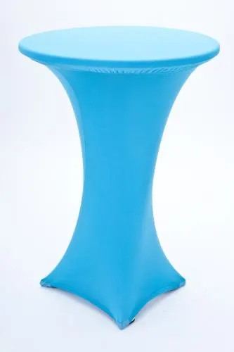 Haube f�r runden Stehtisch - Farbe: hellblau