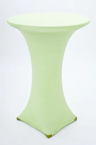 Husse f�r runden Stehtisch - Farbe: hellgr�n