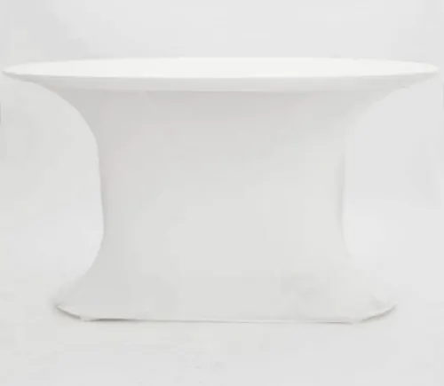 Haube f�r Stehtisch, oval - Farbe: wei�