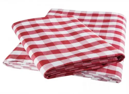 Tischtuch Karo rot-wei� 100 x 100 cm