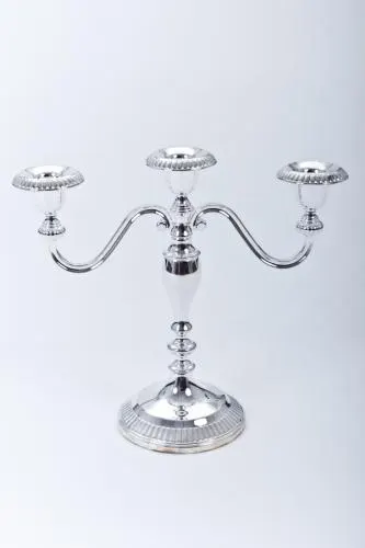 Kerzenleuchter - Variante: Silber, 3 flammig