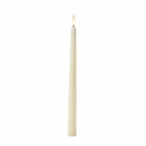 Kerze f�r Kerzenleuchter - Farbe: creme-wei�, LED