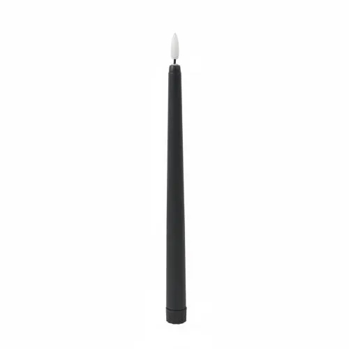 Kerze f�r Kerzenleuchter - Farbe: schwarz, LED