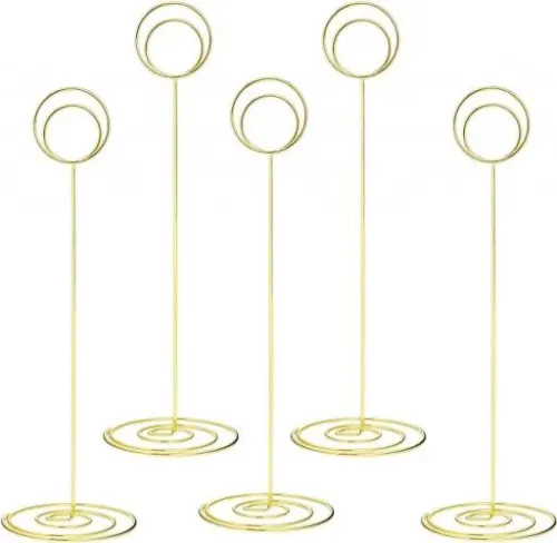 Tischnummernhalter, gold