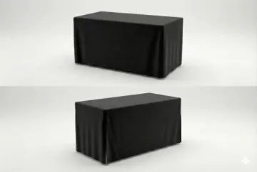 Husse f�r Buffettisch - Gr��e: 152 x 76 cm - Farbe: schwarz