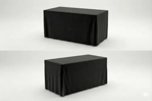 Husse f�r Buffettisch - Gr��e: 152 x 76 cm - Farbe: schwarz