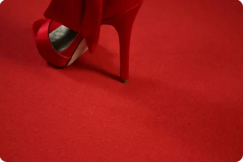 Teppich - Farbe: tomate #251 - Folie: + PE