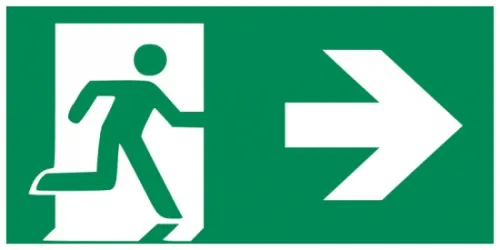 Notausgangsschild