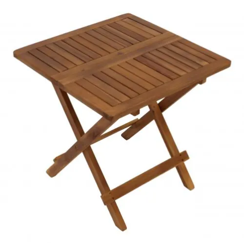 Gartenbeistelltisch Akazie 50 x 50 x 50,5 cm hoch