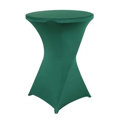 Husse f�r runden Stehtisch - Farbe: gunkelgr�n