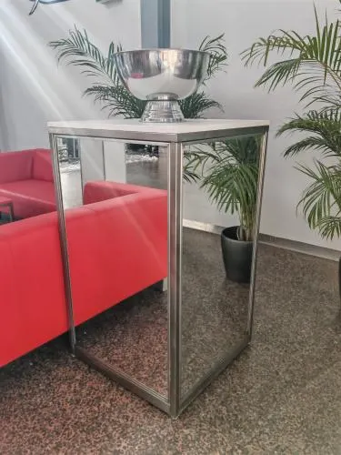 Spiegelpodest - Top: wei�e Platte