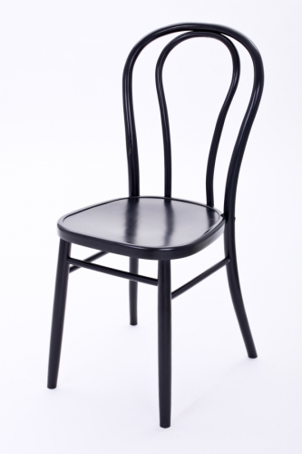 Thonetstuhl, schwarz