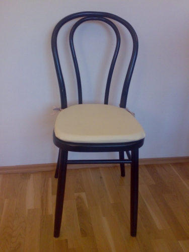 Thonetstuhl, schwarz
