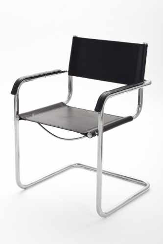 Freischwinger, schwarz