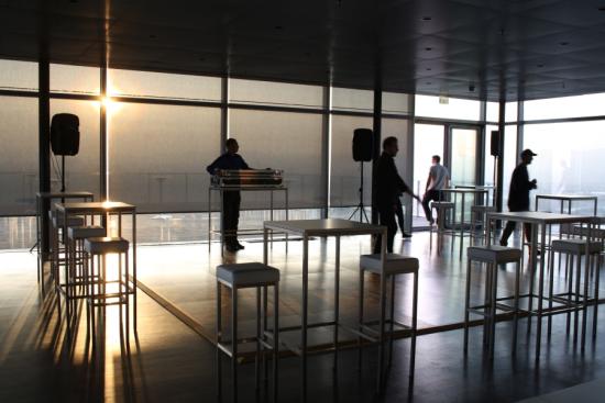 Barhocker, eckig, wei�er Polster