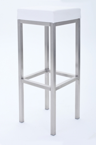 Barhocker, Niro - Sitz: Wei, FunctionFauxLeather