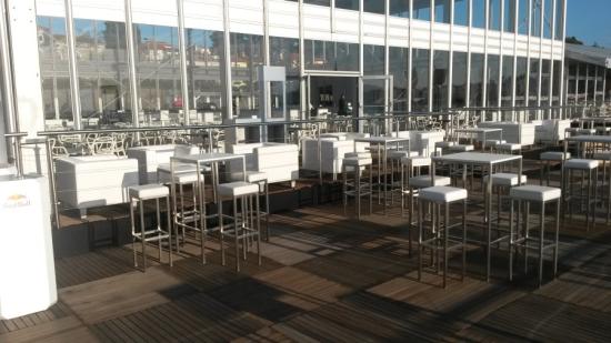 Barhocker, eckig, wei�er Polster