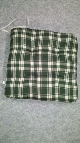 Polster fr Gartenstuhl, gemustert - Farbe: grn