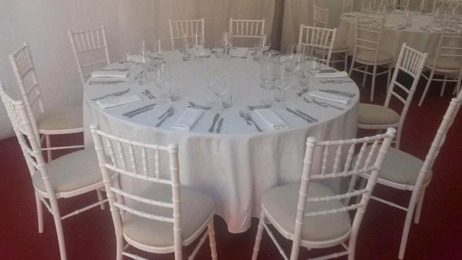 Polo Stuhl, wei� - Polster: rein-wei�