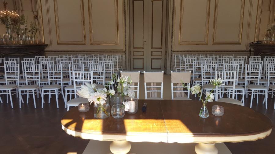 Polo Stuhl, wei� - Polster: rein-wei�