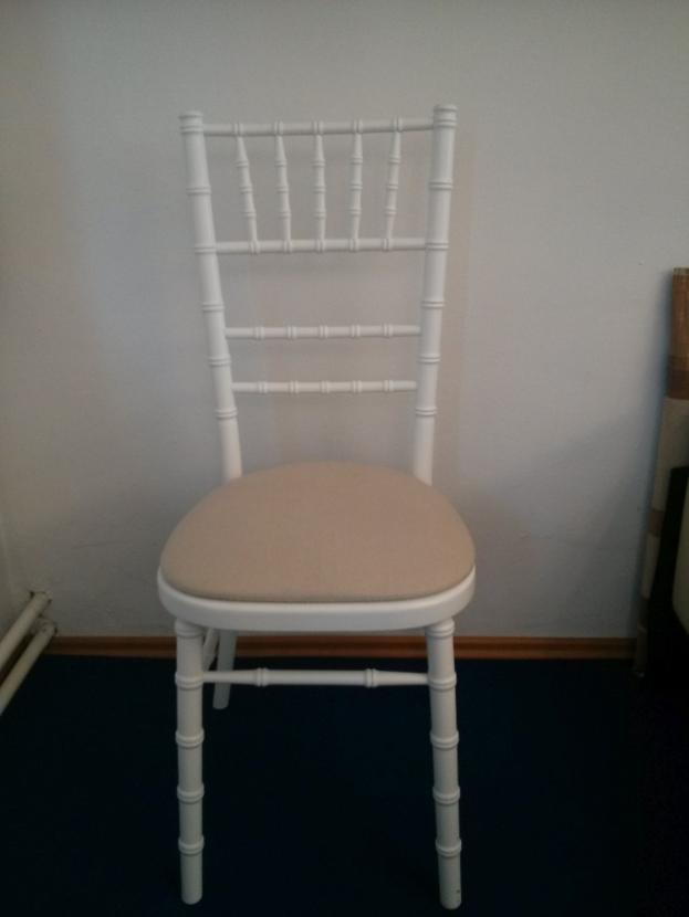 Polo Stuhl, wei� - Polster: rein-wei�