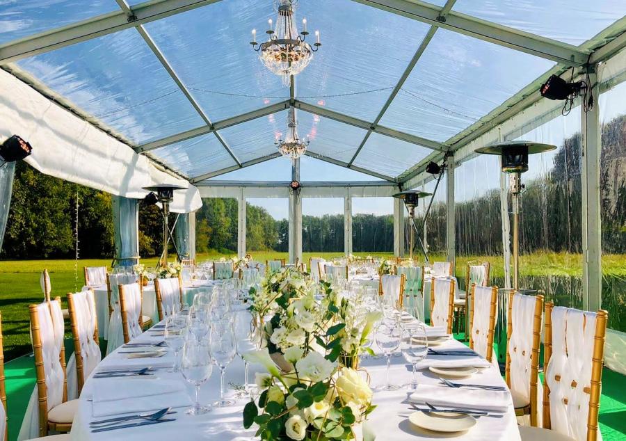 Polo Stuhl - Farbe: gold - Polster: creme-wei�