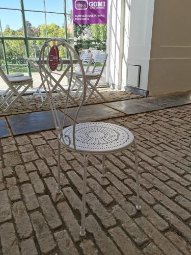 Gartenstuhl Vintage, wei�