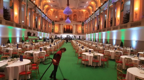 Bankett-Tisch, rund - Durchmesser: 135 cm, f�r 6 bis 8 Personen