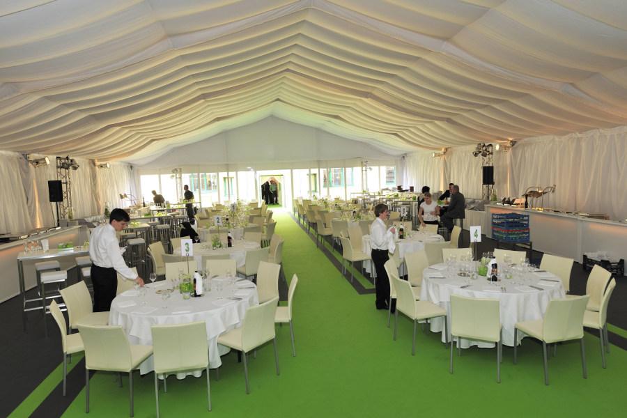 Bankett-Tisch, rund - Durchmesser: 165 cm, f�r 10 Personen