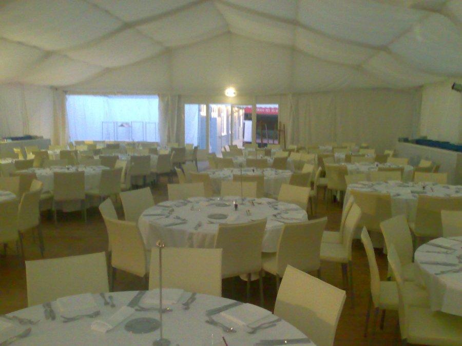 Bankett-Tisch, rund - Durchmesser: 165 cm, f�r 10 Personen