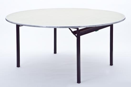 Bankett-Tisch, rund - Durchmesser: 165 cm, f�r 10 Personen