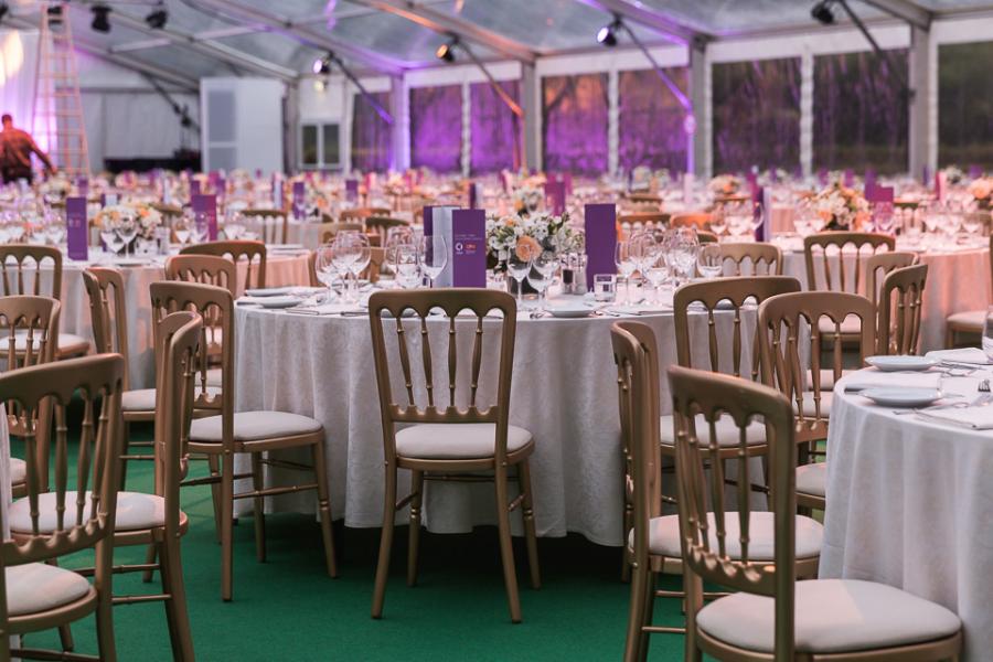 Bankett-Tisch, rund - Gr��e: 205 cm