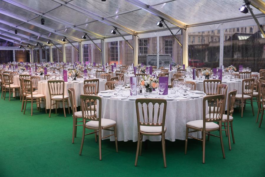 Bankett-Tisch, rund - Gr��e: 205 cm