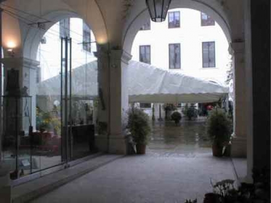 Partyzelt - Breite: 10 m - Seitenh�he: 2,30 m - Firsth�he: 3,93 m
