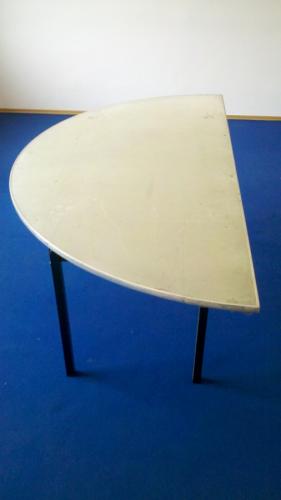 Bankett-Tisch, halbrund - Durchmesser: 152 cm