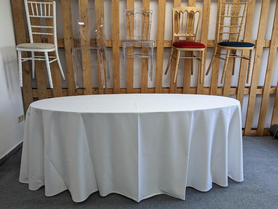 Bankett-Tisch, oval - Gr��e: 200 x 90 cm, f�r ca. 6-8 Personen