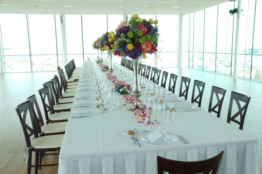 Bankett-Tisch, rechteckig - Lnge: 152 cm - Breite: 100 cm