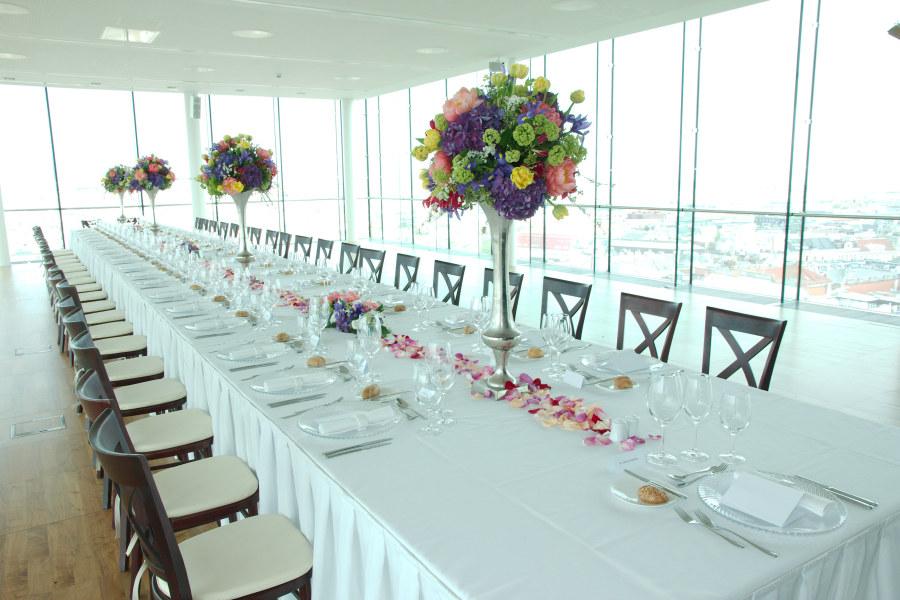 Bankett-Tisch, rechteckig - Lnge: 152 cm - Breite: 100 cm