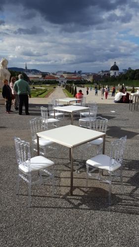 Esstisch, Niro - Gr��e: 60 x  60 cm - Platte: wei�